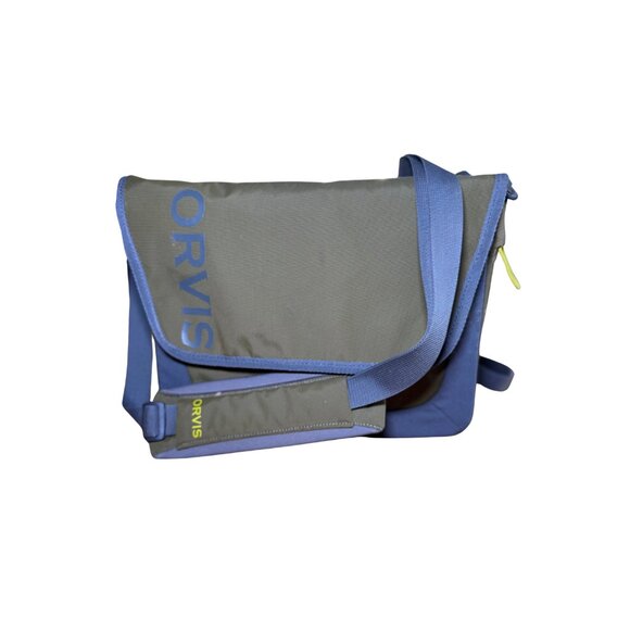 Orvis Waterproof Hip Pack External Fly-Drying Patch Green Gray Blue NWOT - Picture 1 of 6